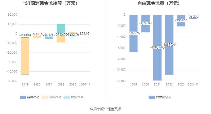 *ST同洲：2024年上半年亏损3608.41万元