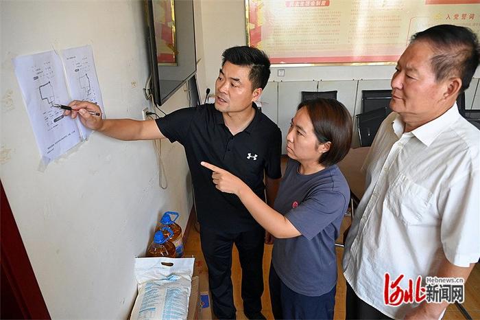 奋战主汛期 河北在行动｜饶阳县饶阳镇张池村：一张转移路线图的背后