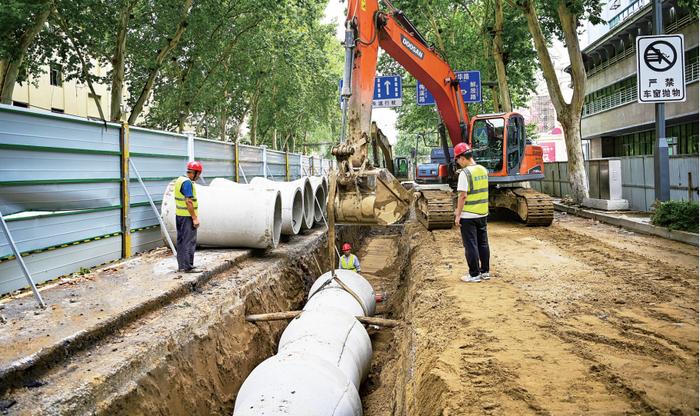 南阳中心城区道路排水防涝项目加速推进