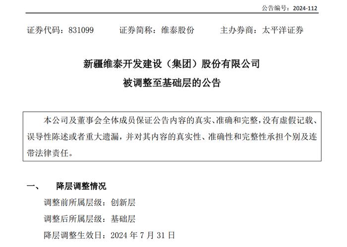 维泰股份被降至基础层，负债率连续两年超80%