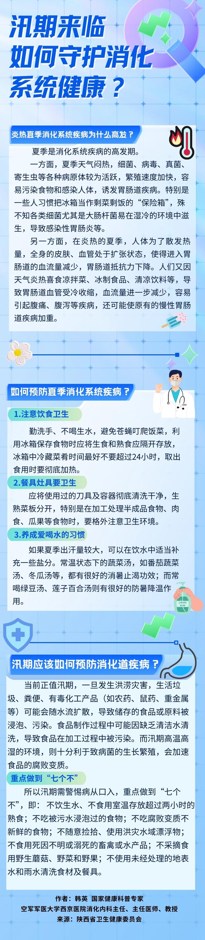 汛期来临如何守护消化系统健康？