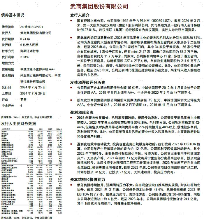 【中金固收·信用】中国短期融资券及中期票据信用分析周报