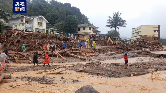 印度一地山体滑坡已致222人死亡，240人失踪！莫迪发文哀悼，最新情况→