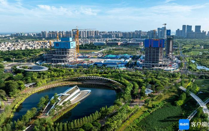 中国海油深海能源开发总指挥部基地项目03地块主体工程封顶