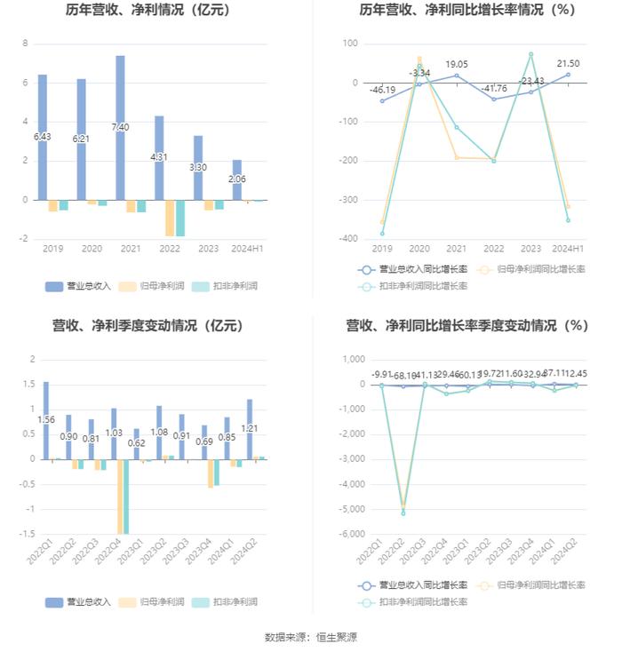 龙韵股份：2024年上半年亏损810.71万元