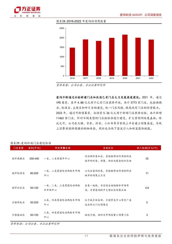 【方正轻工】爱玛科技(603529)：国内市场稳健发展份额有望提升，海外市场成长潜力大前瞻布局新曲线