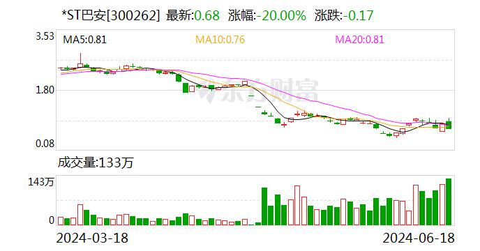 *ST巴安：因触及交易类强制退市情形 深交所决定终止公司股票上市