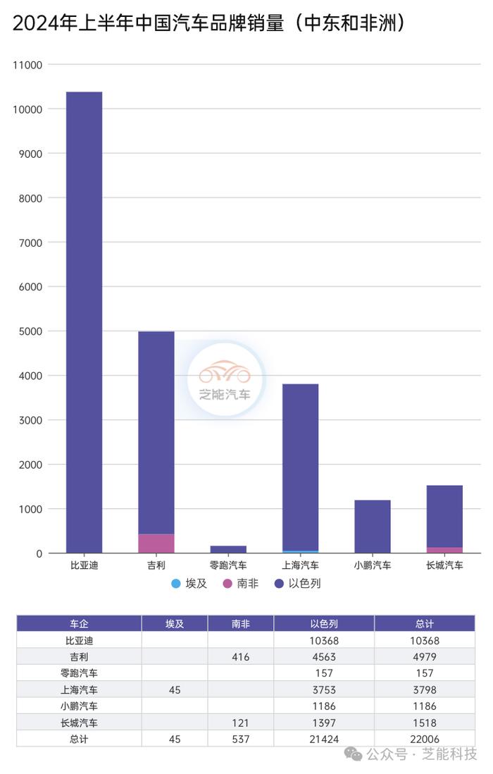 中国2024上半年汽车出海：非洲和中东篇