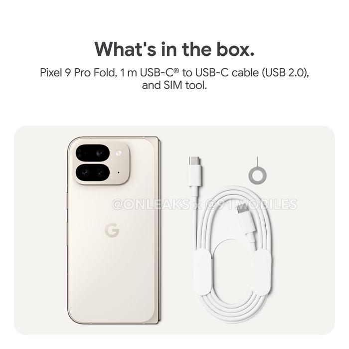 谷歌 Pixel 9 Pro Fold 折叠手机宣传材料曝光：主打 Gemini AI，1799 美元起售