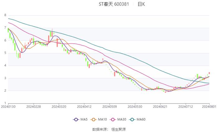 ST春天：2024年上半年营业总收入1.38亿元