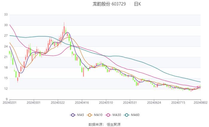 龙韵股份：2024年上半年亏损810.71万元