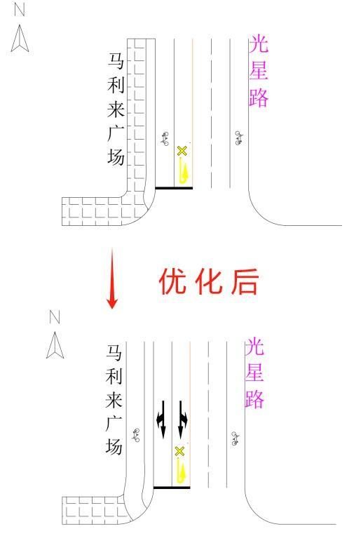 打通堵点，广富林路光星路路口通行效能提升