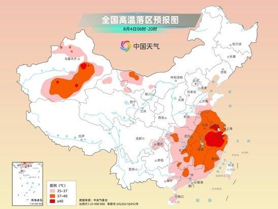 南方酷热波及10余省份 四川盆地部分地区有大到暴雨