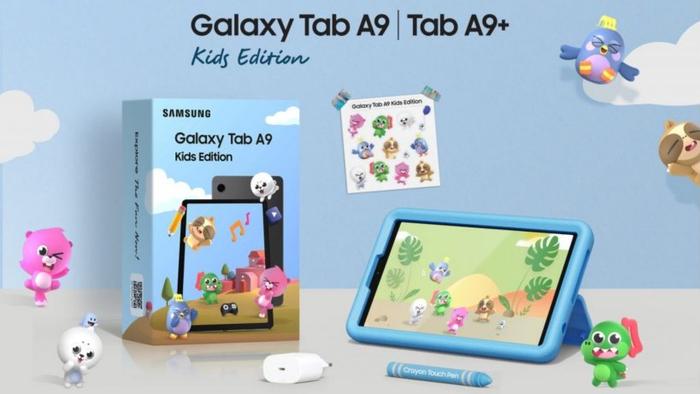 三星 Galaxy Tab A9+ 儿童版平板电脑海外发售：骁龙 695、多彩防摔壳，270 美元