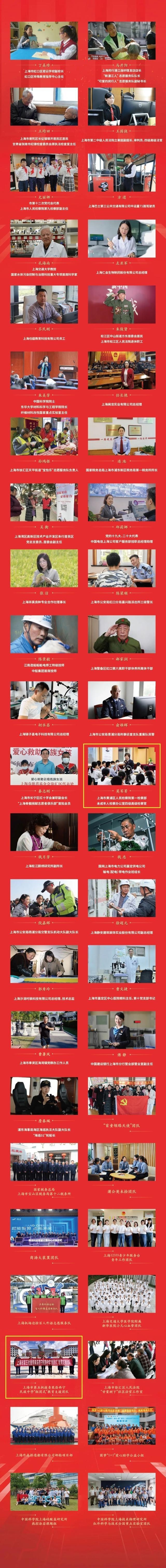 “2024感动上海年度人物推选活动”今日开启，快来为黄浦的他们投上一票→