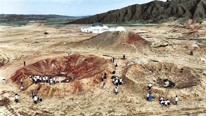 金昌火星1号基地迎来研学旅游高峰