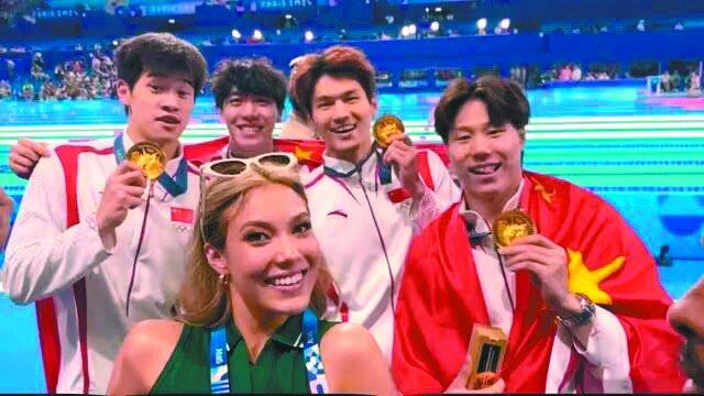 #一张合影五个奥运冠军#