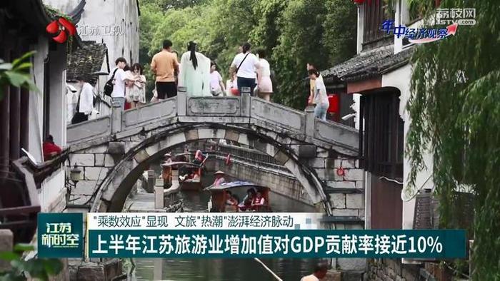 【年中经济观察】上半年江苏旅游业对GDP贡献率接近10%