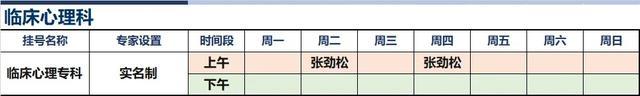 上海新华医院2024年8月份高级专家（特需）门诊一览表