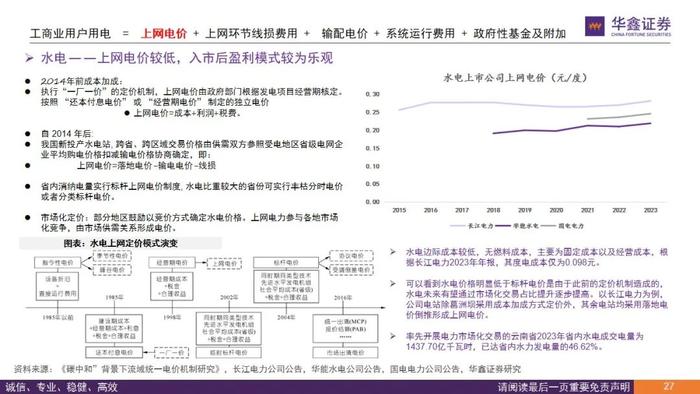 【华鑫电力设备|电力体制改革系列报告】从终端电价说起看电改