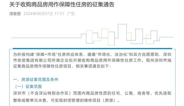 收购存量商品房，深圳有新动作！