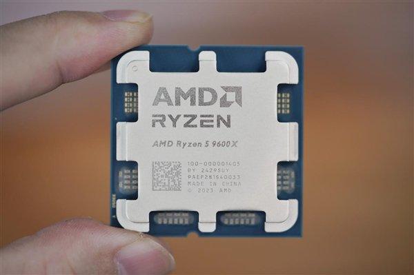 功耗骤降38%！AMD锐龙5 9600X、锐龙7 9700X图赏