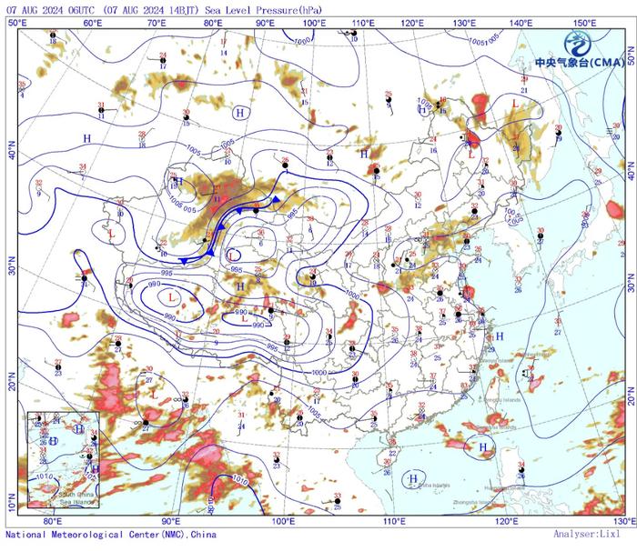 今日立秋！雨҈雨҈雨҈下不停 ！中到大雨+暴雨！河北未来三天→