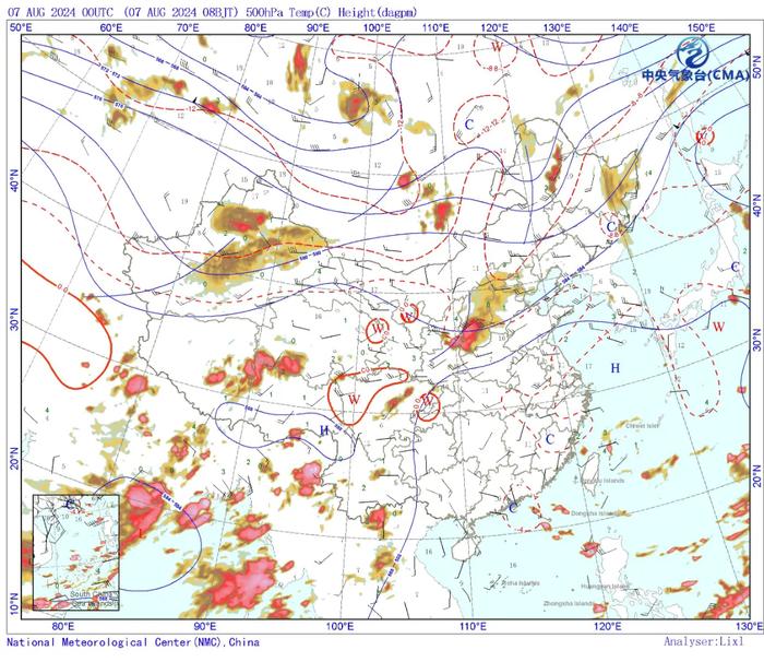 今日立秋！雨҈雨҈雨҈下不停 ！中到大雨+暴雨！河北未来三天→