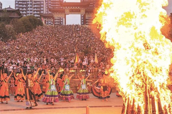 毕节各地举办火把狂欢暨避暑旅游系列活动