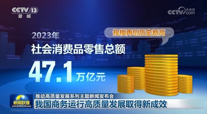 【推动高质量发展系列主题新闻发布会】我国商务运行高质量发展取得新成效