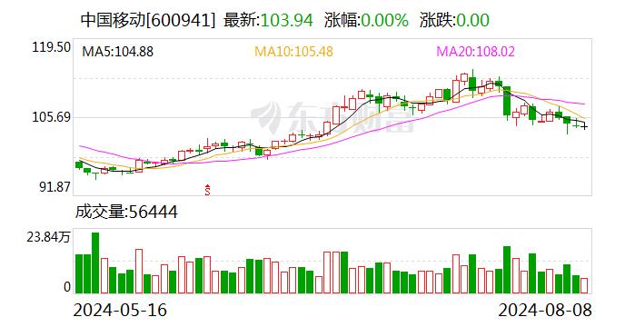 中国移动：全年资本开支将控制在年初指引的1730亿元以内