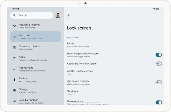 谷歌安卓 15 锁屏将回归引入小部件