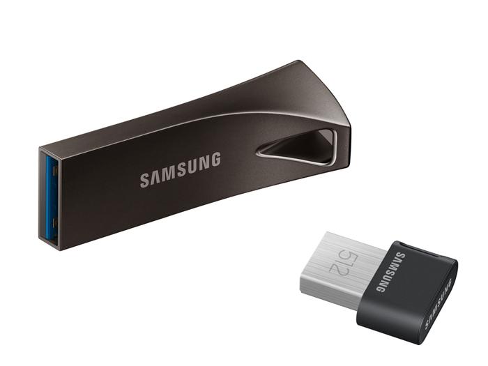 三星发布 512GB 版 BAR Plus / FIT Plus USB3.2 闪存盘