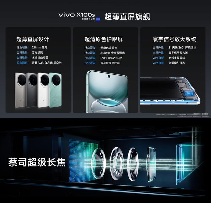 12G+256G 版立减 500 元：vivo X100s 手机 3432 元京东百亿补贴