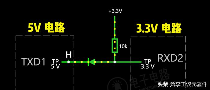 通讯电平转换电路实例讲解，工作原理+原理动图展示