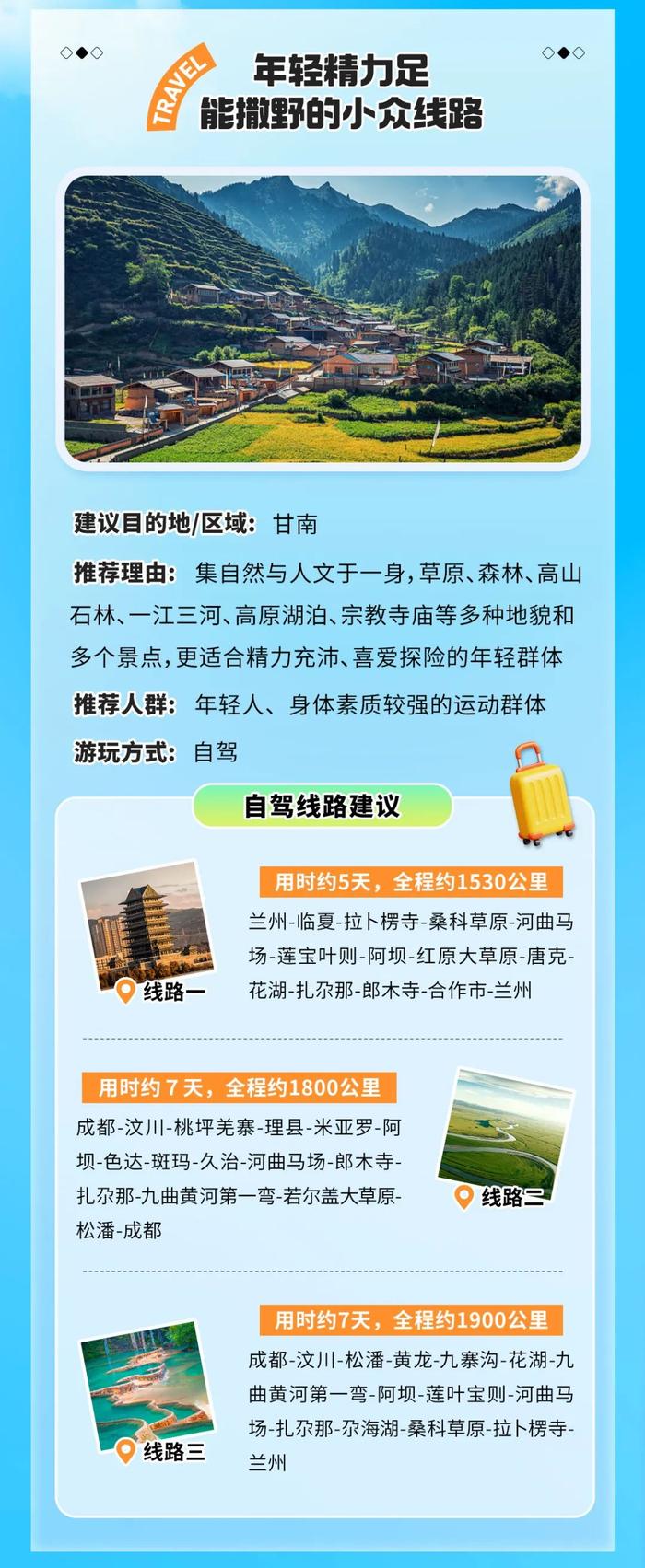 门票8折、租车75折！值得N刷的几条自驾路线，假期就去这儿！