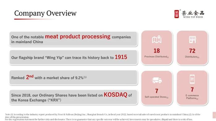 荣业食品，来自广东中山黄圃镇，拟赴美国上市路演PPT(24页)