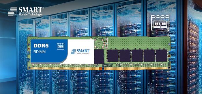 表面配备抗腐蚀涂层，SMART Modular 推出浸没式液冷用 DDR5 RDIMM 内存条