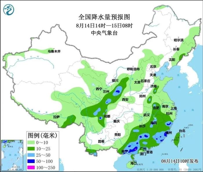 江南华南有大范围分散性强降雨和强对流天气 矿山仍须严密防风险