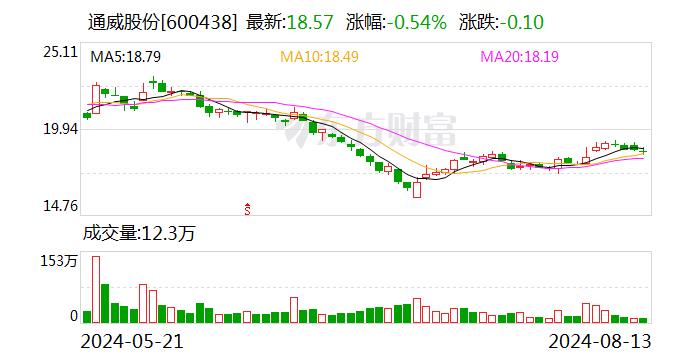 麦格理将通威股份有限公司评级上调至跑赢大盘 目标价21.87元