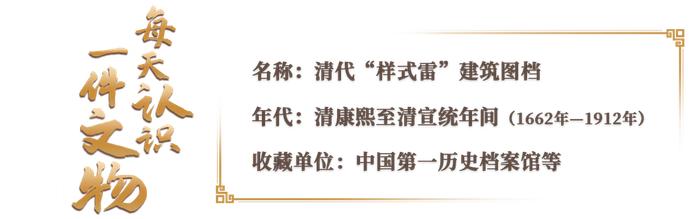 文博日历丨谁说中国古建筑没有图纸？“样式雷”2万件图档来了