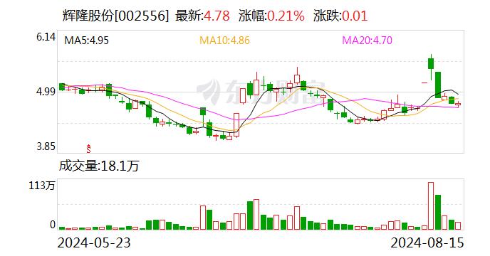 辉隆股份：创新驱动融入统一大市场 上半年实现净利润1.76亿元