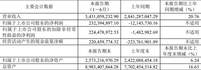 五洲特纸：2024年上半年盈利2.32亿元 同比扭亏