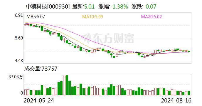 中粮科技：石碧先生、王尚文先生因工作原因 申请辞去公司董事职务