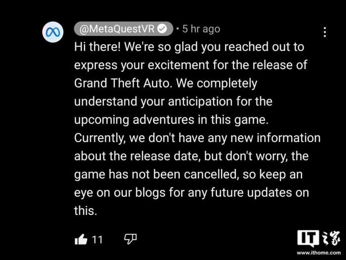 Meta 确认 VR 版《GTA：圣安地列斯》已无限期搁置，公司正专注于其他项目