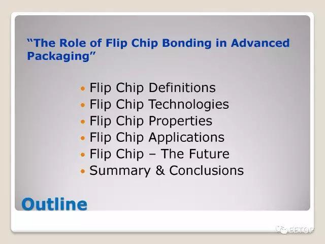 Flip chip Bonding介绍(PPT)