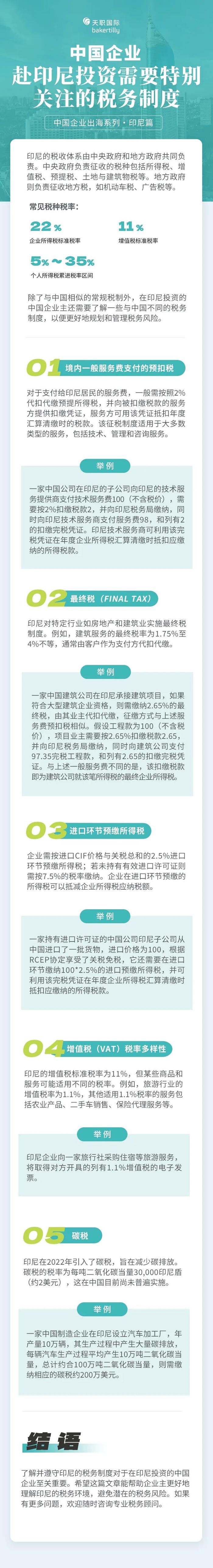 中国企业出海系列·印尼篇 |中国企业赴印尼投资需要特别关注的税务制度