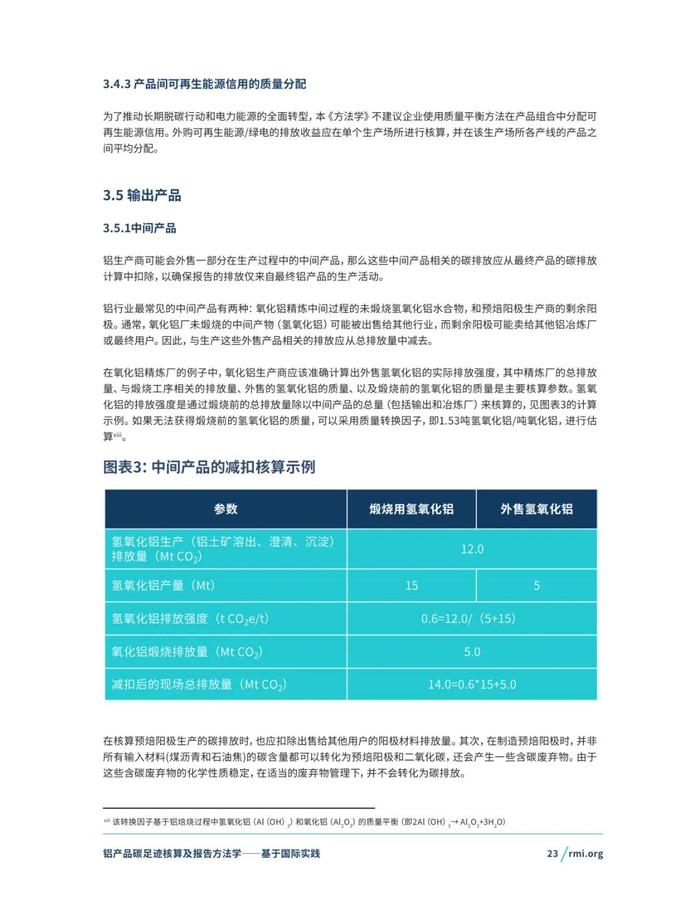 《铝产品碳足迹核算及报告方法学一一基于国际实践(征询意见稿)》