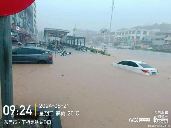 道路积水、列车晚点、景区关闭！直击广东多地大暴雨，避险指南→