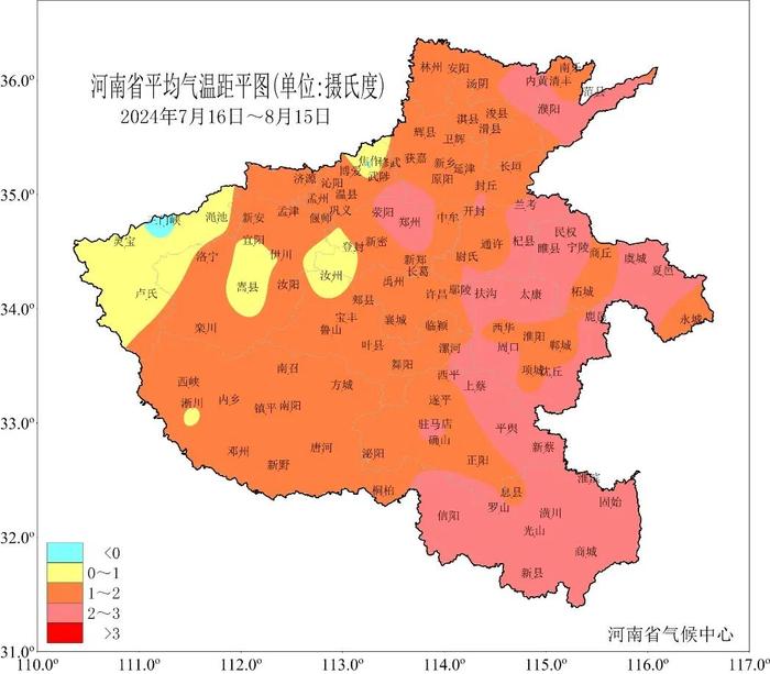 2024年“七下八上”期间河南气候大盘点